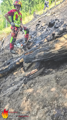 KHD-Einsatz: Waldbrand Pernegg
